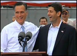 Mitt Romney and Paul Ryan