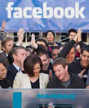 Facebook goes public in 2012